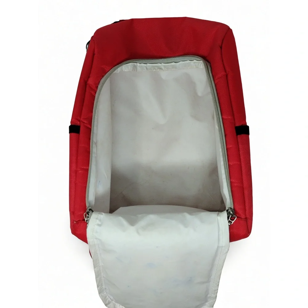 Coca-Cola Insulated Cooler Bag 12 Can Soft Sided Lunch Tote Woven Polyester